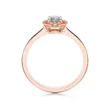 Pierścionek z różowego złota z diamentami AJPZ_137